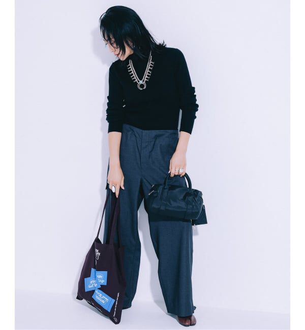 OUTDOOR PRODUCTS Usual Things「Cozue Ninomiya EX suspender pants」|スラックス|グレー