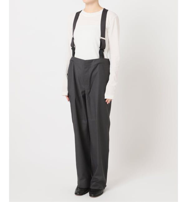 OUTDOOR PRODUCTS Usual Things「Cozue Ninomiya EX suspender pants」|スラックス|