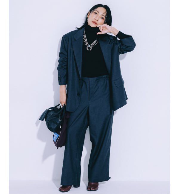 OUTDOOR PRODUCTS Usual Things「Cozue Ninomiya EX suspender pants」|スラックス|