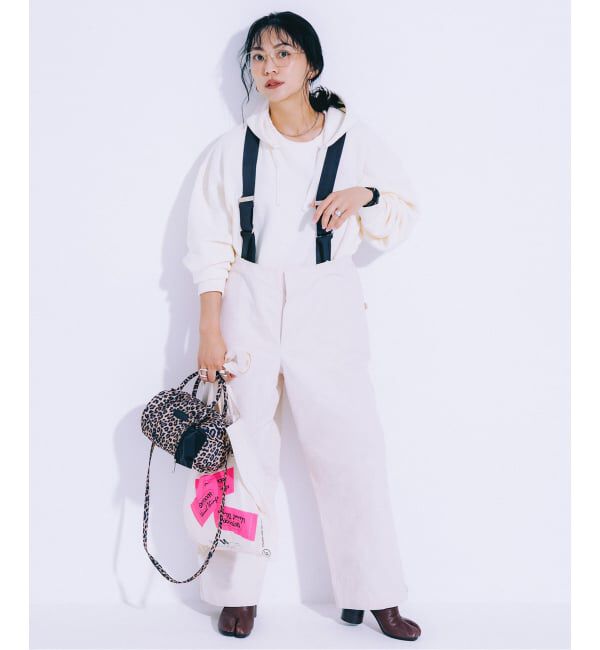 OUTDOOR PRODUCTS Usual Things「Cozue Ninomiya EX suspender pants」|スラックス|ナチュラル