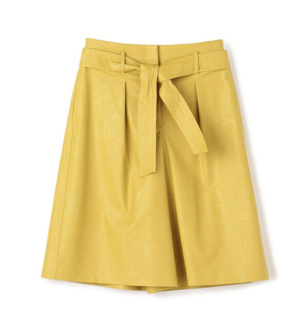 Ballsey「レザーライクウェットクロス ハイウエストハーフパンツ」|その他|