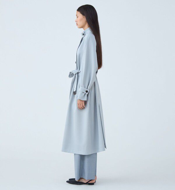 TOMORROWLAND collection「カバートクロス スタンドカラーコート」|トレンチコート|