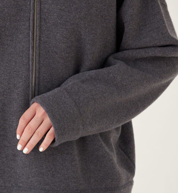 GALERIE VIE「バックパイル ハーフジッププルオーバー」|ニット・セーター|