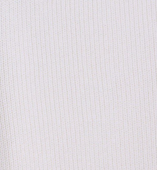 GALERIE VIE「コットンハーフ ボートネックプルオーバー」|ニット・セーター|