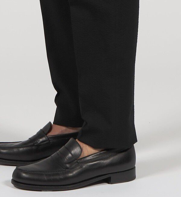 TOMORROWLAND MENS「コットンシアサッカー 2プリーツグルカスラックス」|スラックス|