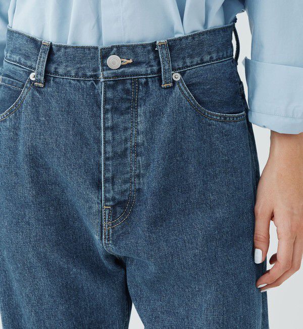 GALERIE VIE「ヴィンテージブルーデニム ロングヘムパンツ」|デニム|