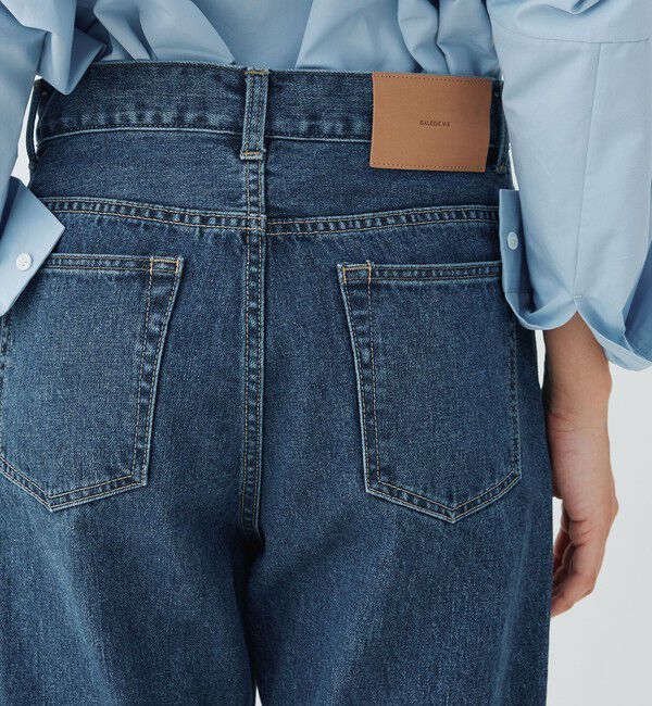 GALERIE VIE「ヴィンテージブルーデニム ロングヘムパンツ」|デニム|