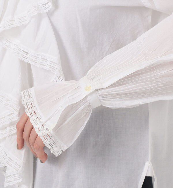 TOMORROWLAND GOODS「JANE GUSTAVSSON POPPI フリルシャツ」|シャツ・ブラウス|