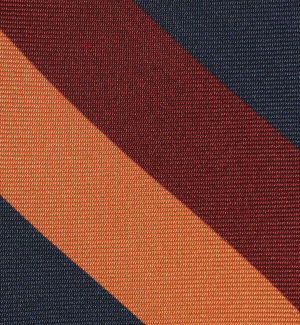 TOMORROWLAND GOODS「ERRICO FORMICOLA シルクプリント レジメンタルストライプ ネクタイ」|ネクタイ・蝶ネクタイ|