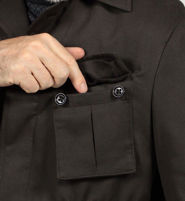 TOMORROWLAND MENS「コットンウール ファティーグジャケット BRADFORD SYSTEM」|ブルゾン・スタジャン|