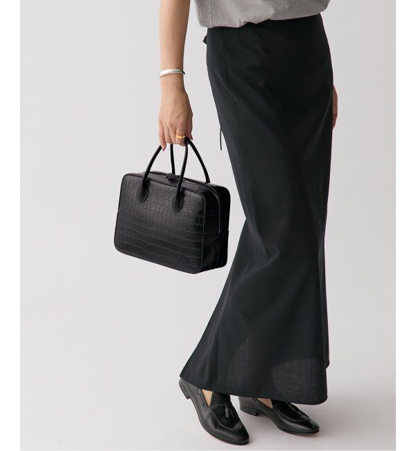 VERMEIL par iena「MAISON CANAU メゾン カナウ ボックスボストンM MCLH3DB1」|ボストンバッグ|