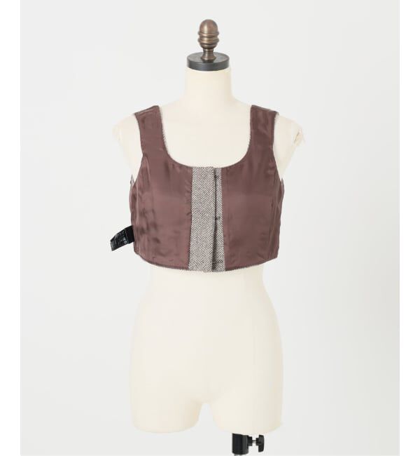 IENA LA BOUCLE「IENA LA BOUCLE ヘリンボーンビスチェ」|その他|