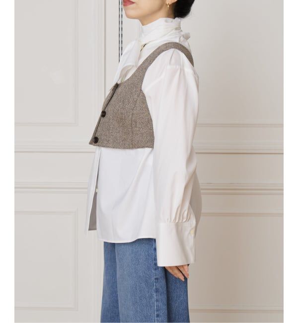 IENA LA BOUCLE「IENA LA BOUCLE ヘリンボーンビスチェ」|その他|