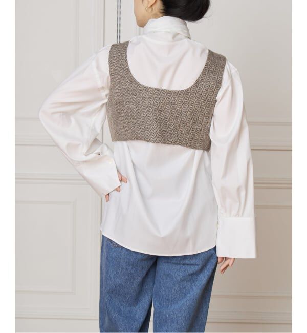 IENA LA BOUCLE「IENA LA BOUCLE ヘリンボーンビスチェ」|その他|