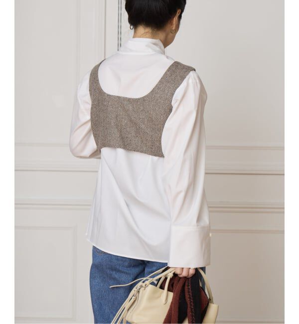 IENA LA BOUCLE「IENA LA BOUCLE ヘリンボーンビスチェ」|その他|