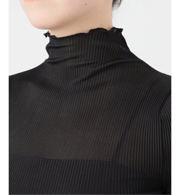 VERMEIL par iena「AROMATIQUE アロマティック  シルクボトルネックロングスリーブ J814AR」|Tシャツ・カットソー|