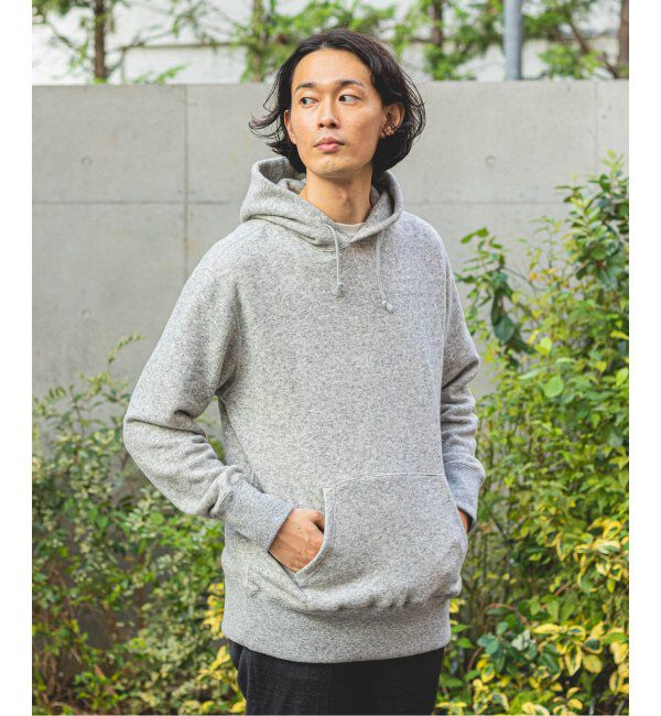 EDIFICE「【LOOPWHEELER for LOWERCASE】ツリアミウールルーズフーディー」|パーカー|