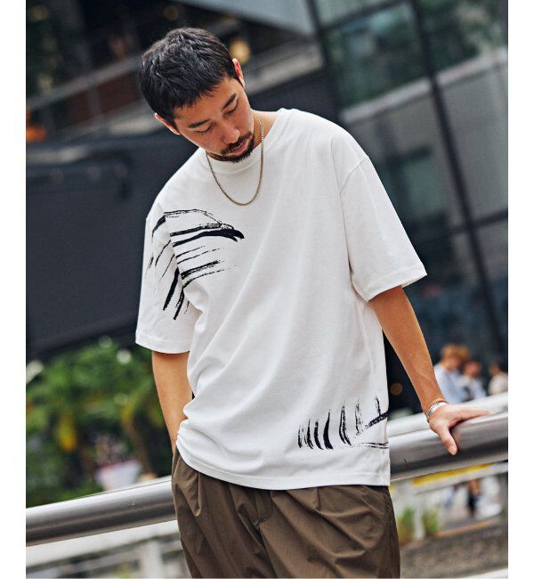 Paris Saint-Germain「【隈 研吾 &times; Paris Saint-Germain】グラフィックプリント Tシャツ」|Tシャツ・カットソー|