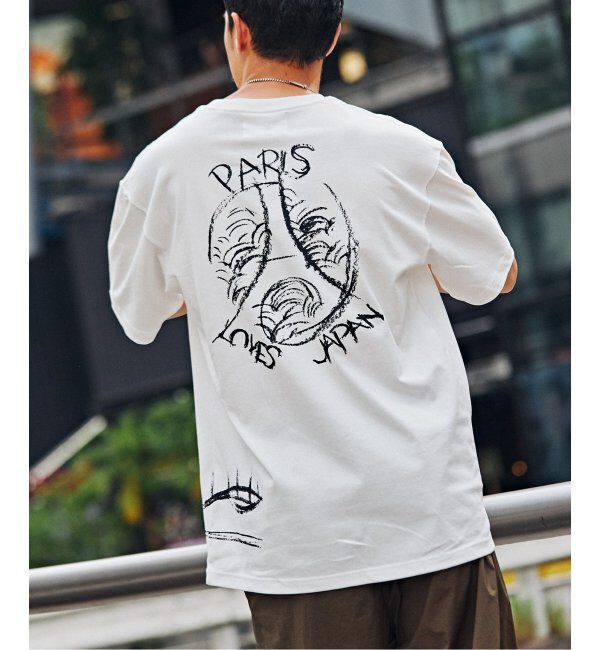 Paris Saint-Germain「【隈 研吾 &times; Paris Saint-Germain】グラフィックプリント Tシャツ」|Tシャツ・カットソー|