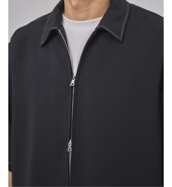 EDIFICE「E. Waving Dobby ZIP シャツ」|シャツ・ブラウス|