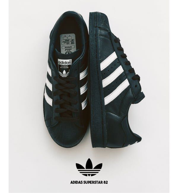 417 EDIFICE「adidas / アディダス SUPERSTAR 82」|スニーカー|ブラック