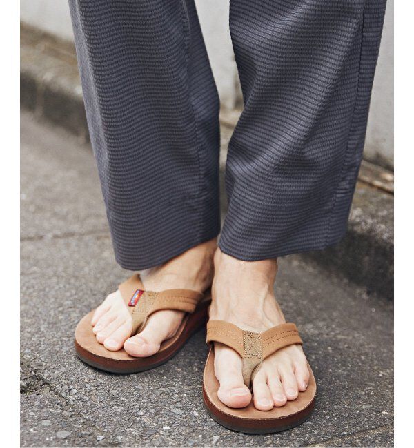 JOURNAL STANDARD relume「RAINBOW SANDALS / レインボーサンダル 別注 Double Layer レザーサンダル」|サンダル|