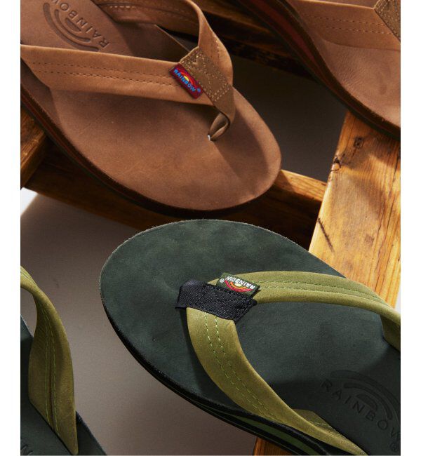 JOURNAL STANDARD relume「RAINBOW SANDALS / レインボーサンダル 別注 Double Layer レザーサンダル」|サンダル|