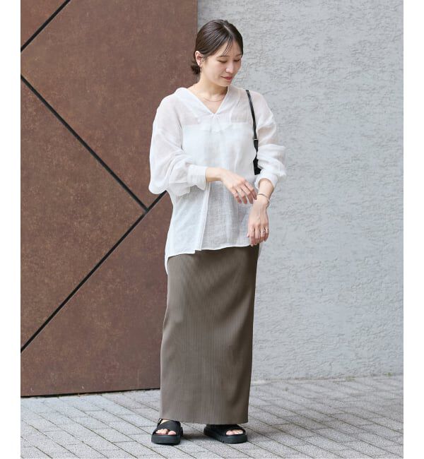 JOURNAL STANDARD「《WEB限定追加2》ハリヌキテレコロングスカート」|スカート|