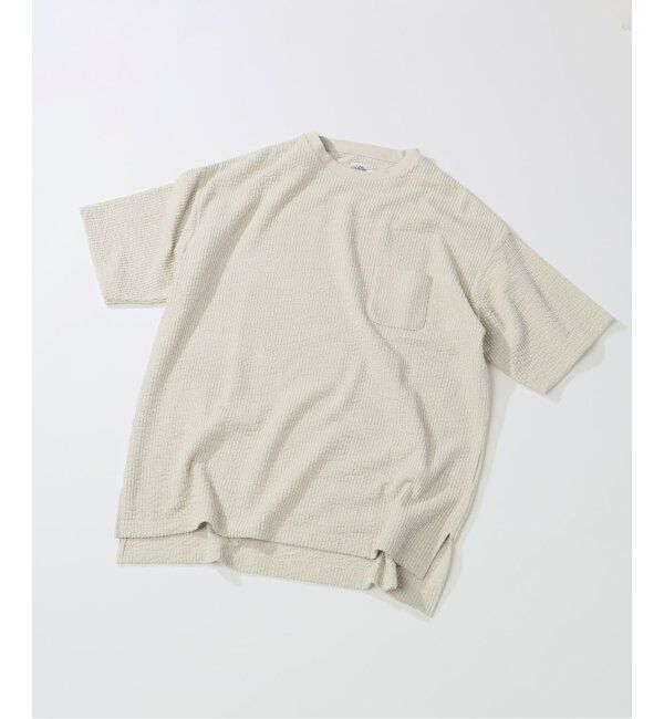 JOURNAL STANDARD relume「RIDING HIGH/ ライディングハイ 別注 シアサッカージャージ Tシャツ」|Tシャツ・カットソー|ナチュラル