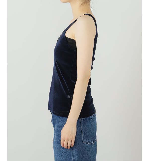journal standard L'essage「【SIMONE WILD/シモーネ ワイルド】MESH VELVET TANK：タンクトップ」|タンクトップ|