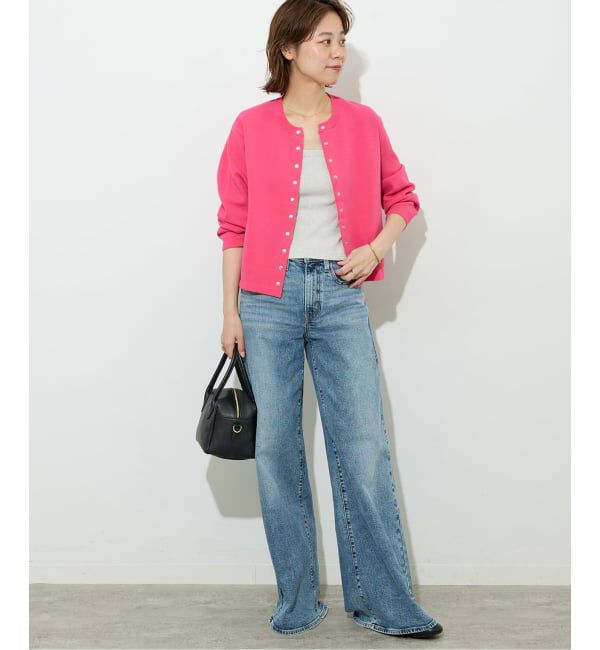 JOURNAL STANDARD relume「ウォッシャブルダブルフェイスクルーネックカーディガン」|カーディガン|