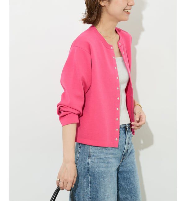 JOURNAL STANDARD relume「ウォッシャブルダブルフェイスクルーネックカーディガン」|カーディガン|