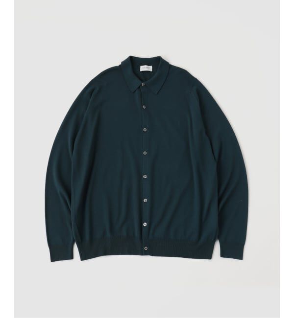 JOURNAL STANDARD「JOHN SMEDLEY / ジョンスメドレー TIBOR」|カーディガン|グリーン
