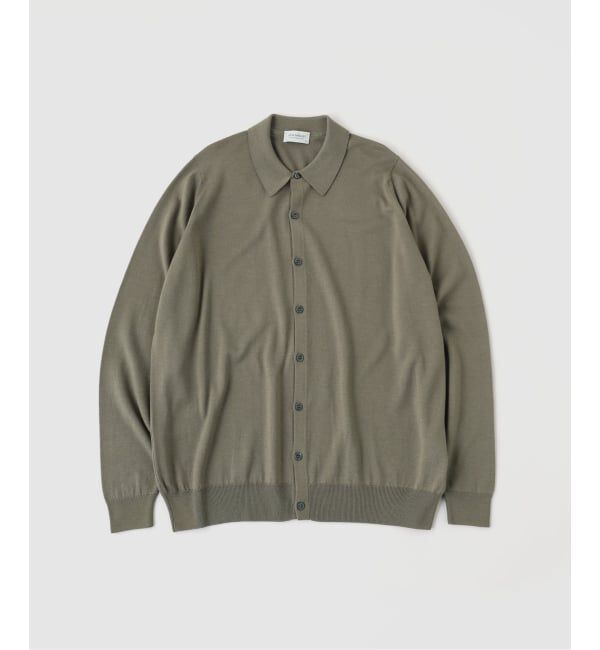 JOURNAL STANDARD「JOHN SMEDLEY / ジョンスメドレー TIBOR」|カーディガン|カーキ A