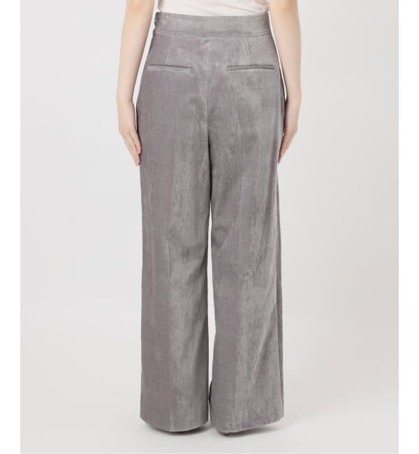 NOBLE「ソフトコーデュロイナローワイドパンツ」|スラックス|