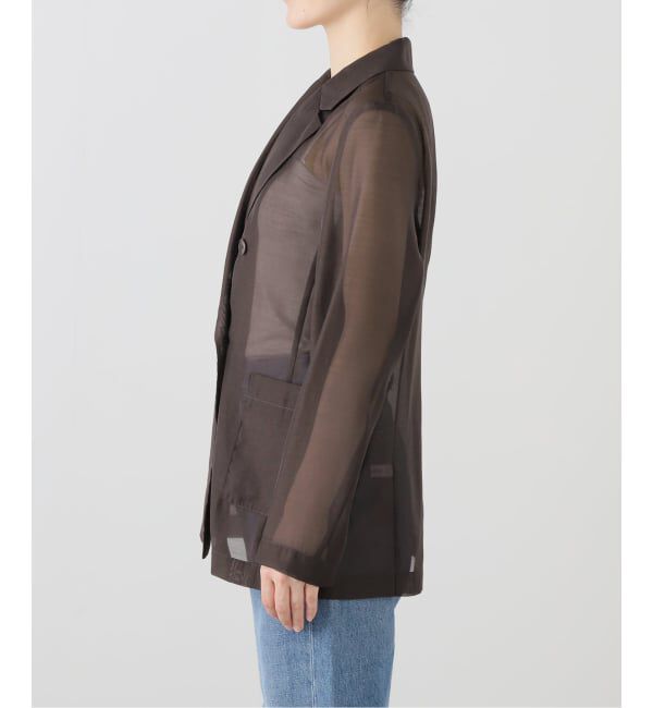  「《追加》【洗える】ウォッシャブルシアージャケット」|テーラードジャケット|