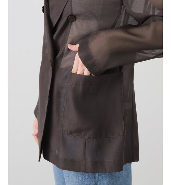  「《追加》【洗える】ウォッシャブルシアージャケット」|テーラードジャケット|