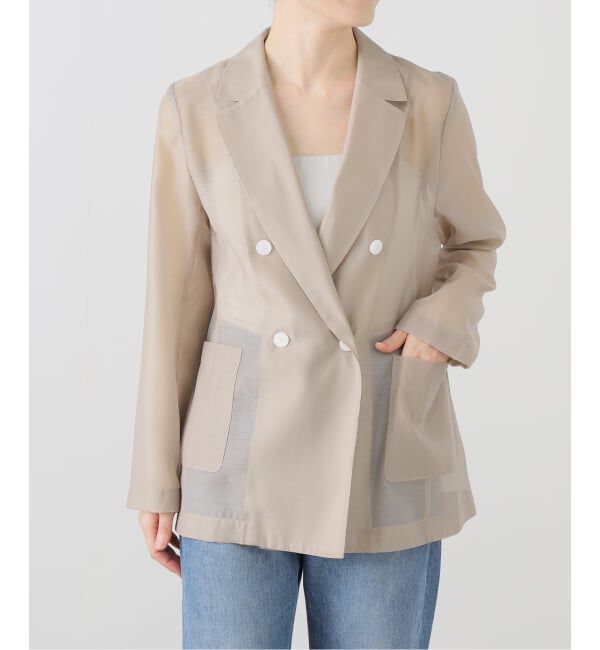  「《追加》【洗える】ウォッシャブルシアージャケット」|テーラードジャケット|
