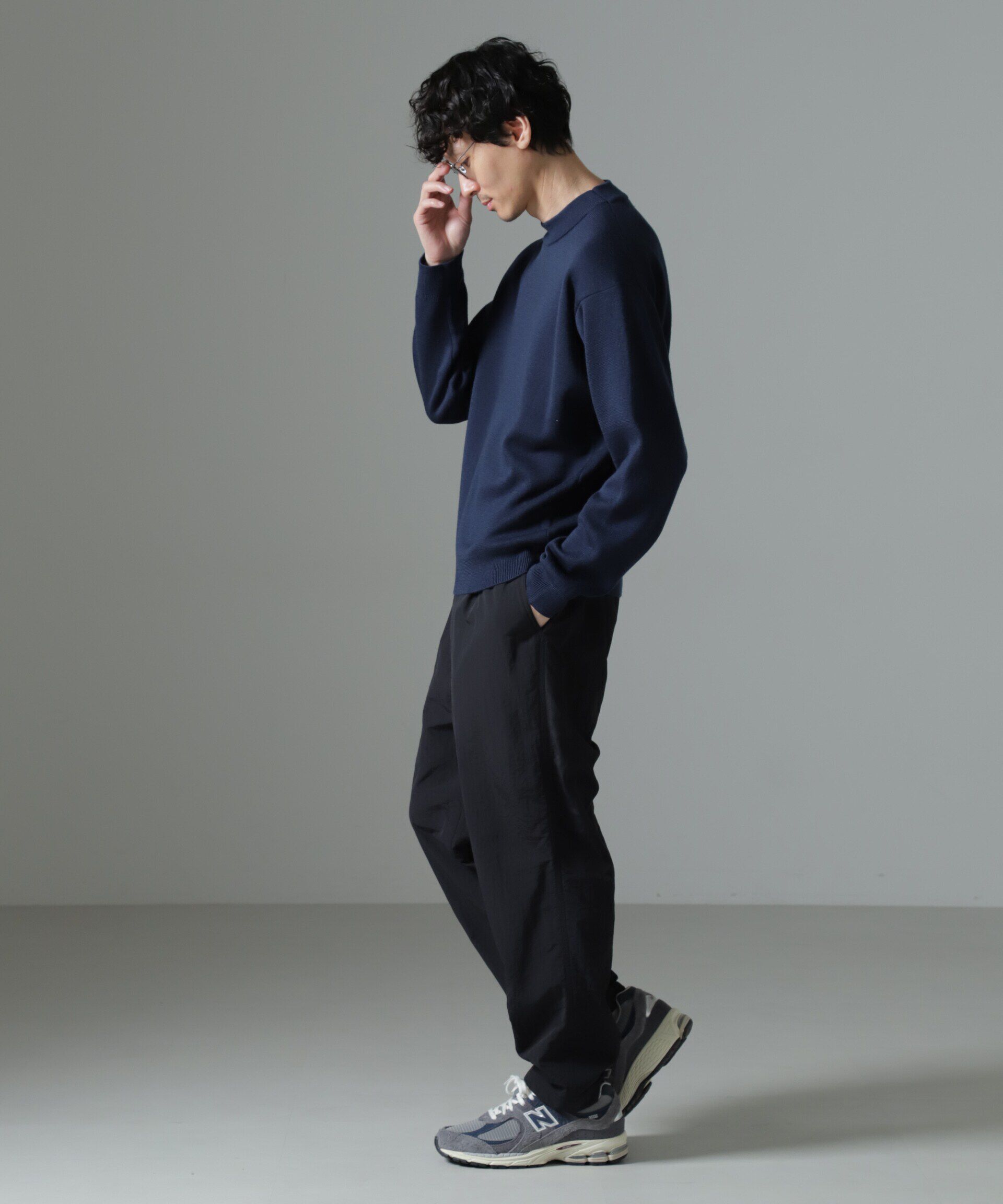 nano･universe「タスマニアミックス ミラノリブリラックスモックネックニット」|ニット・セーター|