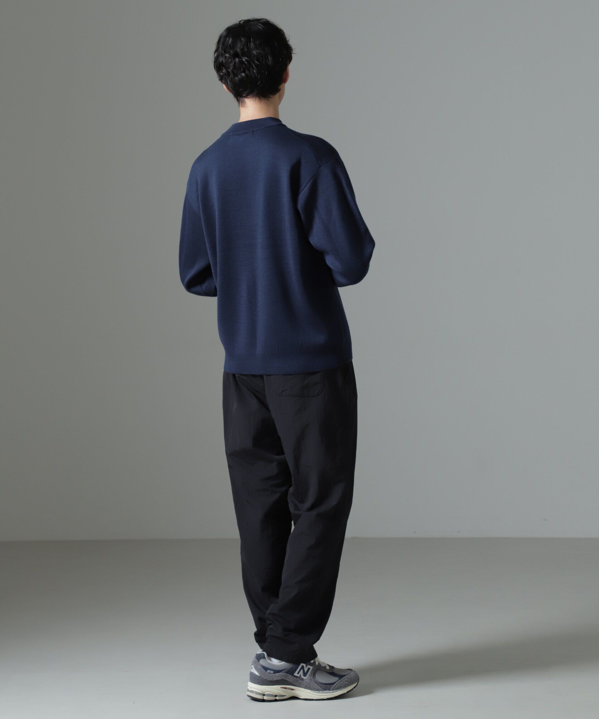 nano･universe「タスマニアミックス ミラノリブリラックスモックネックニット」|ニット・セーター|