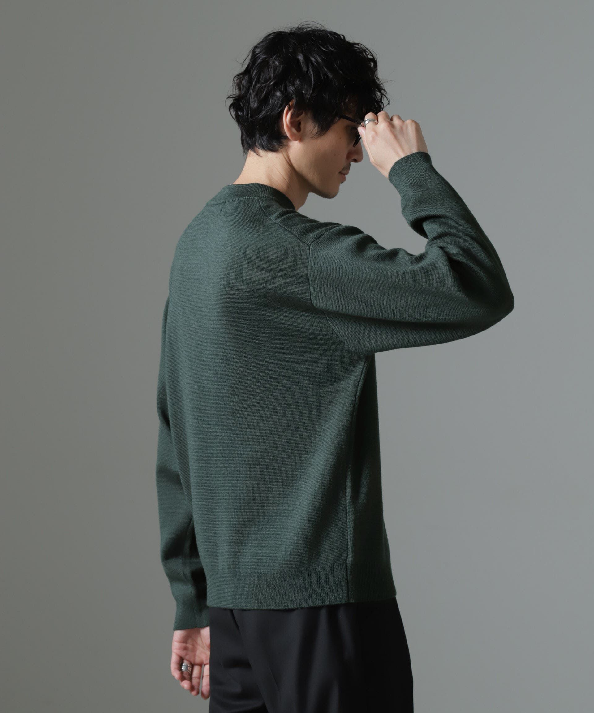 nano･universe「タスマニアミックス ミラノリブリラックスモックネックニット」|ニット・セーター|