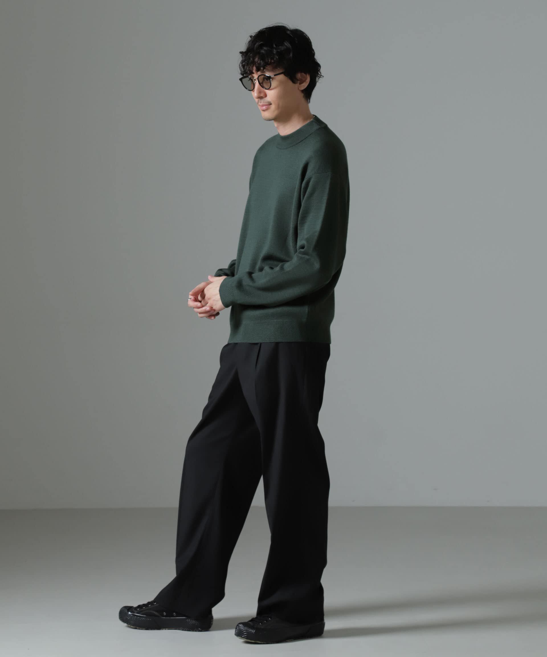 nano･universe「タスマニアミックス ミラノリブリラックスモックネックニット」|ニット・セーター|