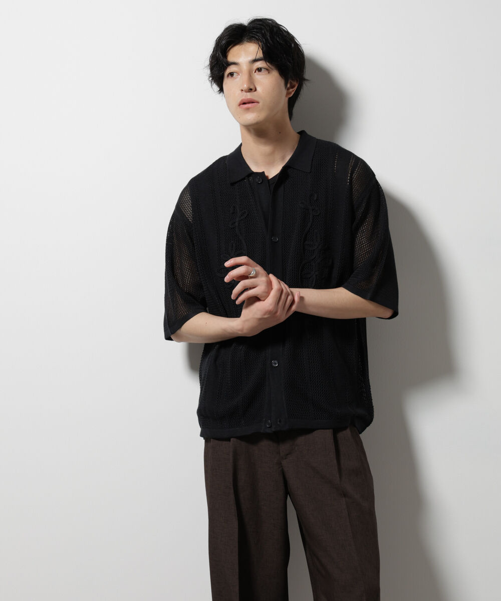 nano･universe「クラフトシャツ 半袖」|シャツ・ブラウス|