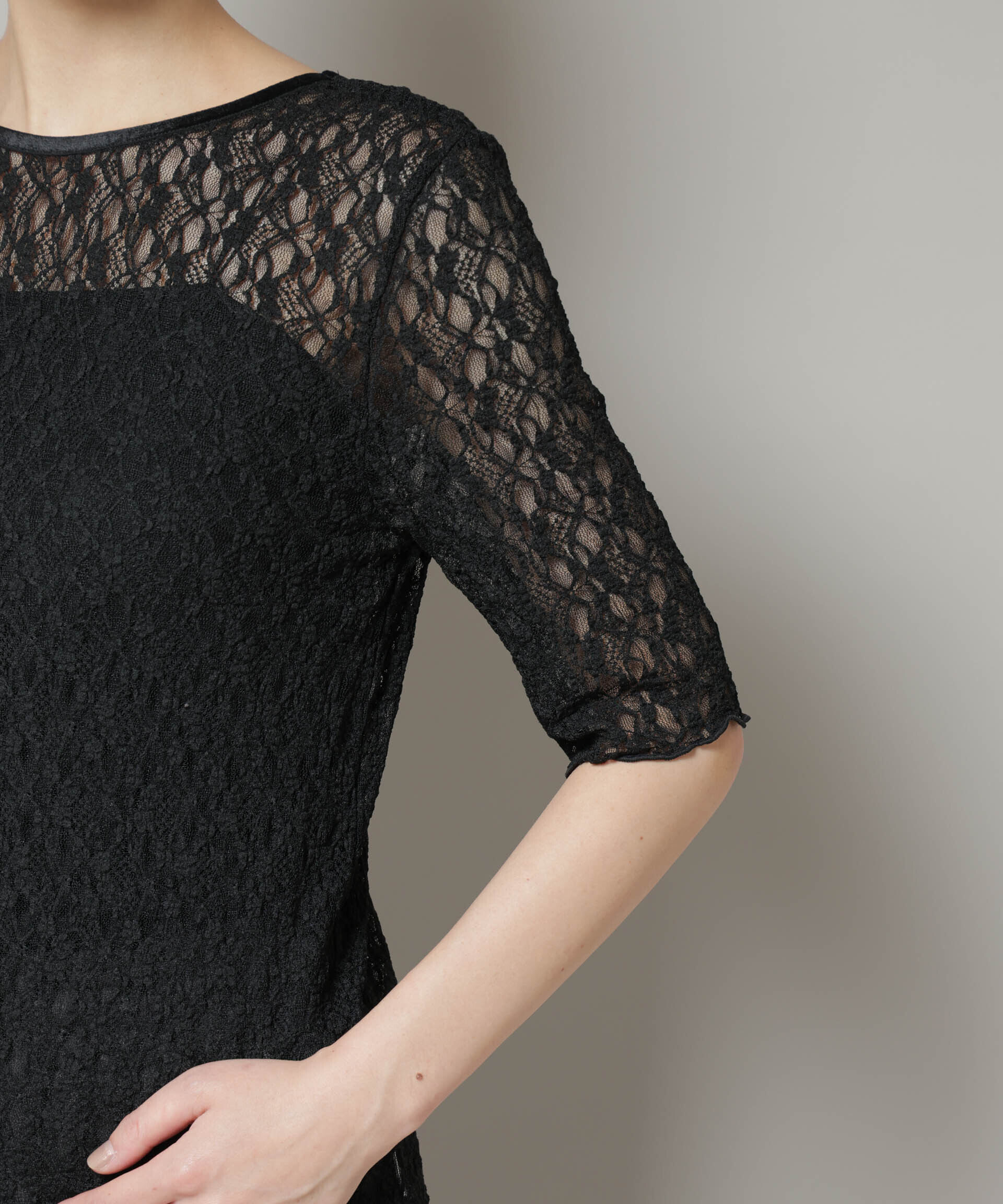 nano･universe「レースバックシャントップス」|Tシャツ・カットソー|