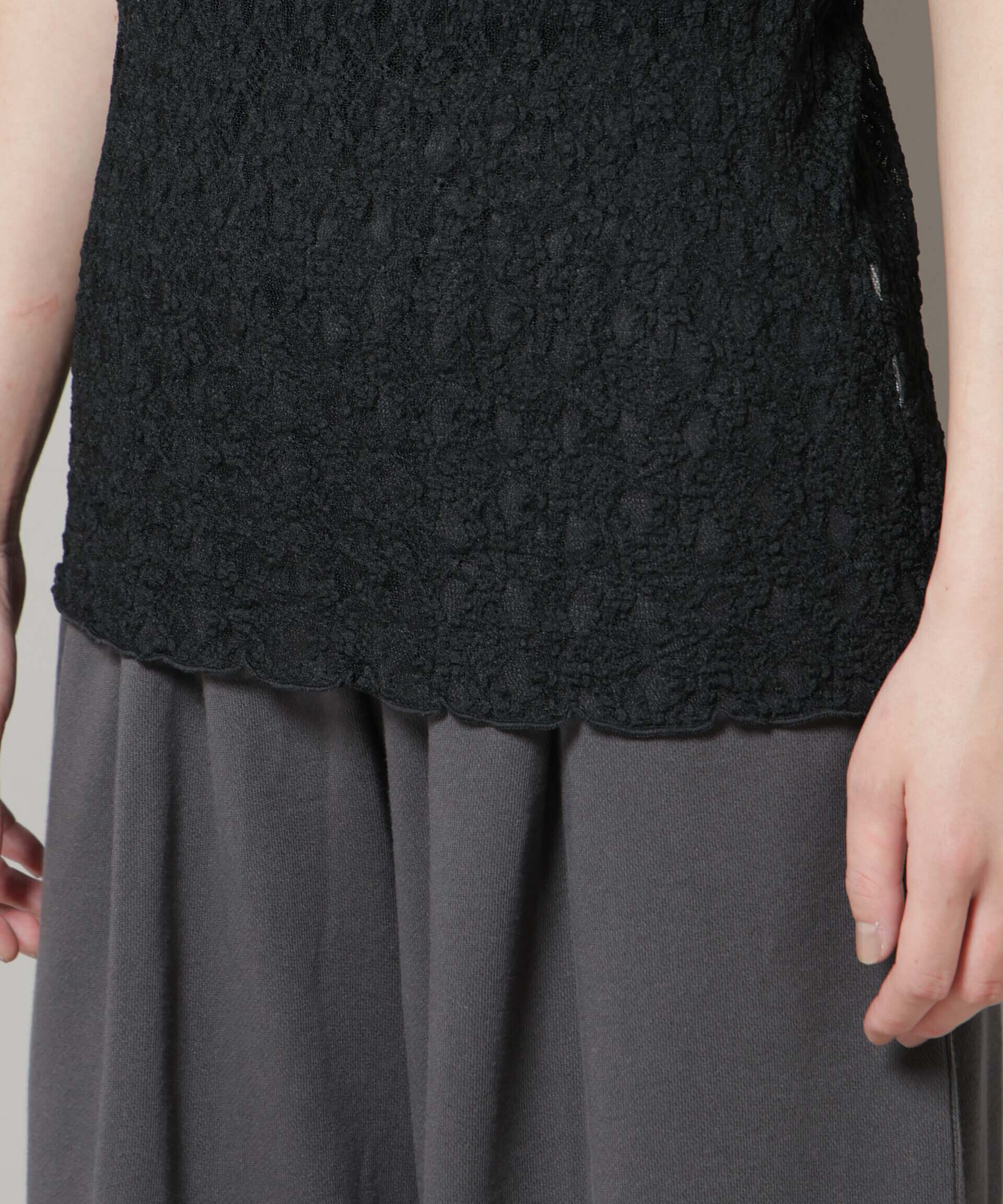 nano･universe「レースバックシャントップス」|Tシャツ・カットソー|