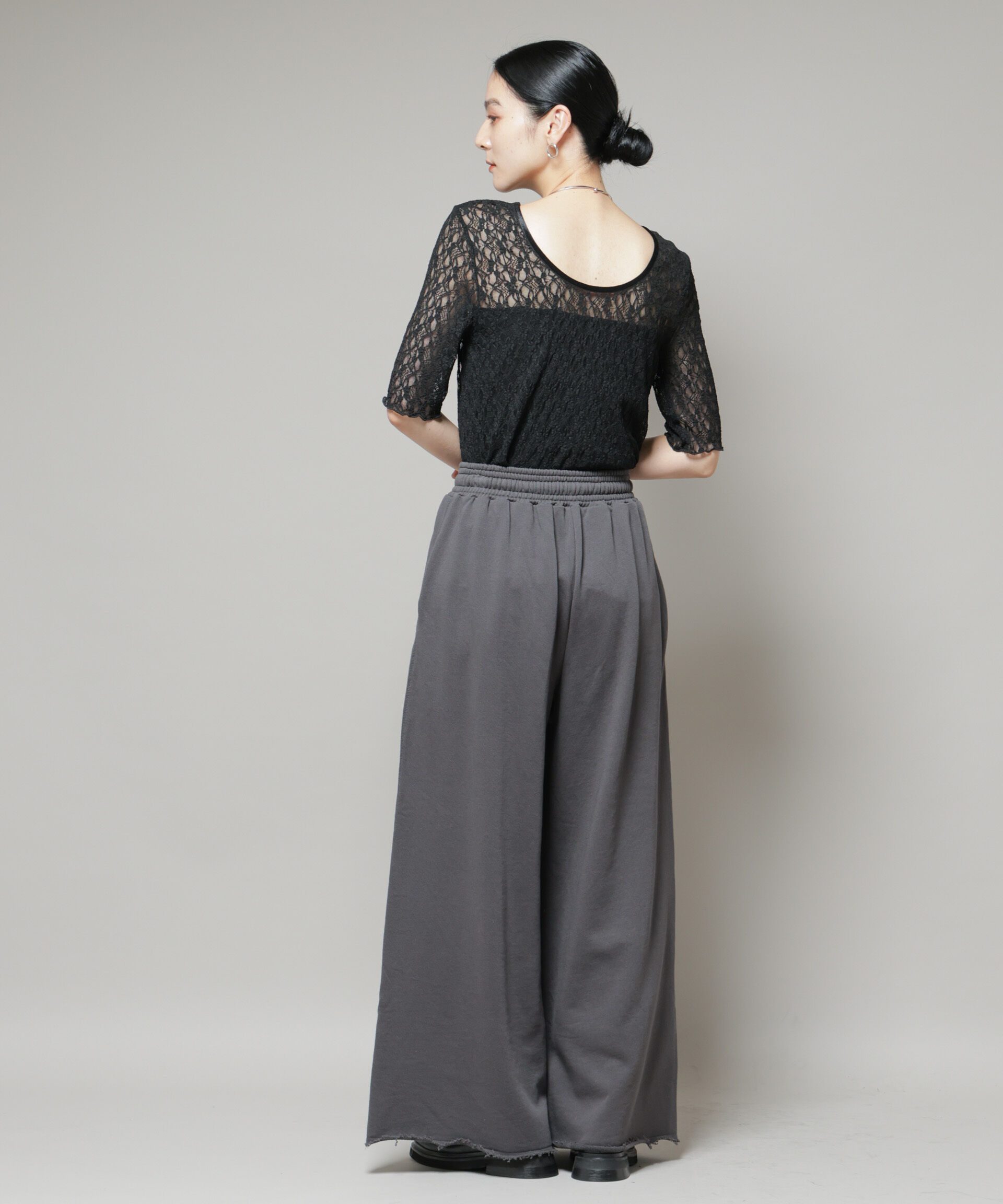 nano･universe「レースバックシャントップス」|Tシャツ・カットソー|