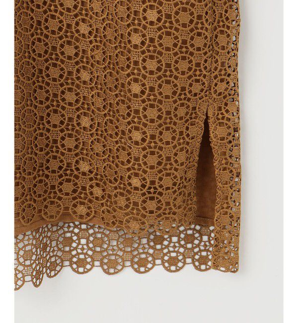 自由区「【洗える】ジオメトリックフラワーレースプルオーバー ブラウス」|シャツ・ブラウス|