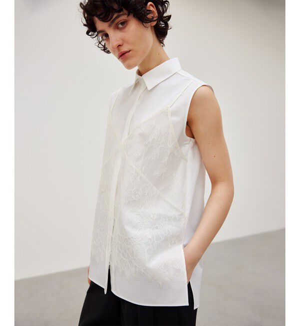 BEIGE,「DULYS / ノースリーブブラウス」|シャツ・ブラウス|