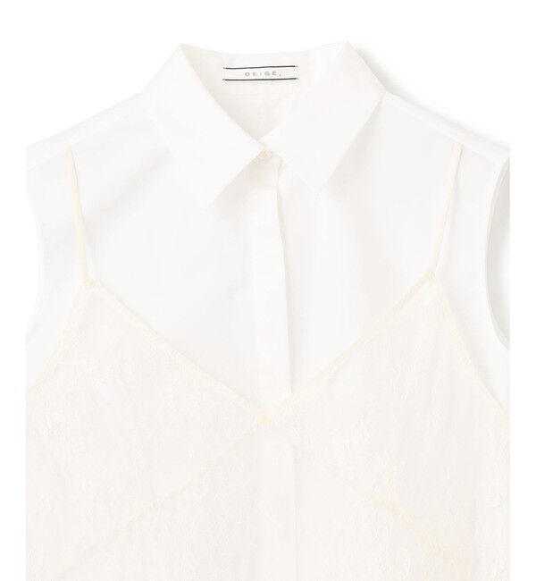 BEIGE,「DULYS / ノースリーブブラウス」|シャツ・ブラウス|