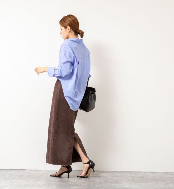 NOLLEY'S sophi「《セットアップ対応》フェイクスエードハイウエストタイトスカート」|スカート|